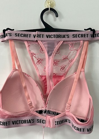 Victoria s Secret Victoria's Secret Pembe Atletik Desenli Sütyen
