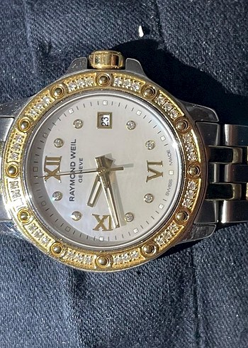 Beden altın Renk Raymond Weil Kadın Altın Kaplama, Pırlantalı Lüx Saat
