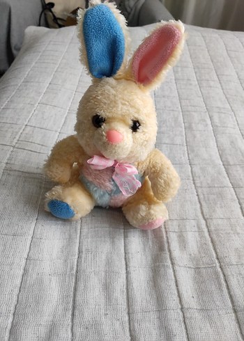 Pastel Renkli Peluş Tavşan Oyuncak