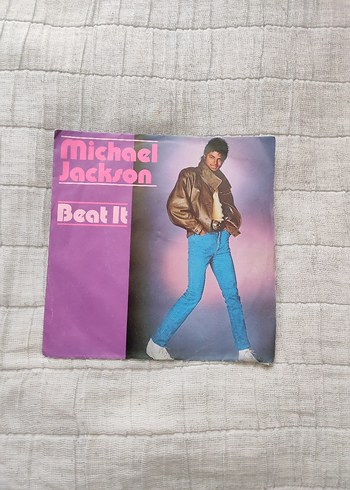 Michael Jackson Beat It Orijinal Hollanda 45'Lik