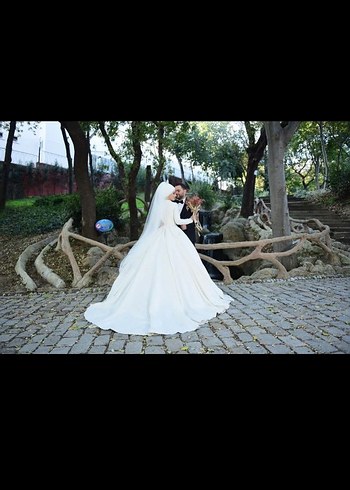 Yeşil Drapeli Straplez Uzun Kına Elbisesi - Görsel 8