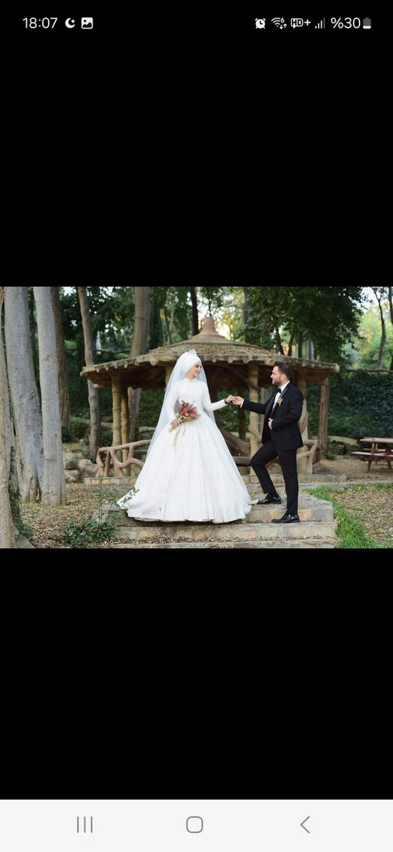 Yeşil Drapeli Straplez Uzun Kına Elbisesi - Görsel 5