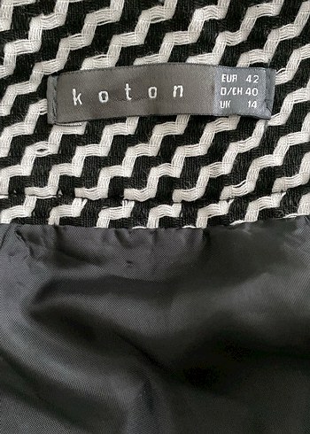 Zebra Desenli Pilili Mini Etek - Görsel 4