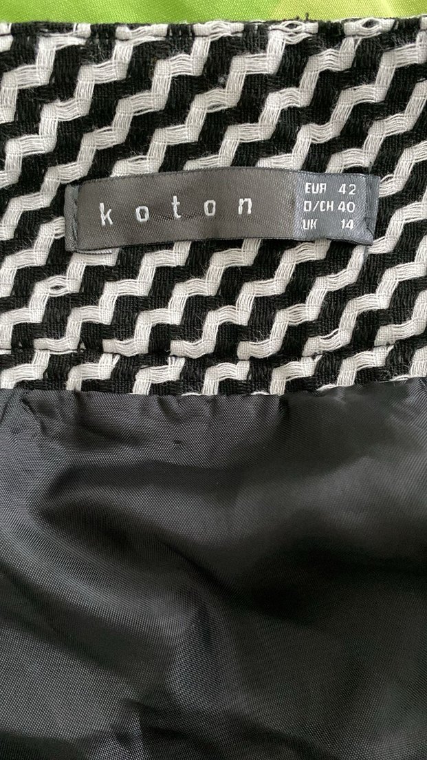 Zebra Desenli Pilili Mini Etek - Görsel 4