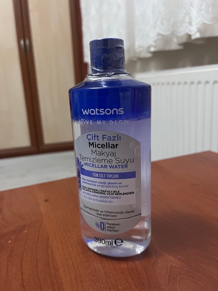 Watsons Çift Fazlı Micellar Makyaj Temizleme Suyu 390 ml - Görsel 2