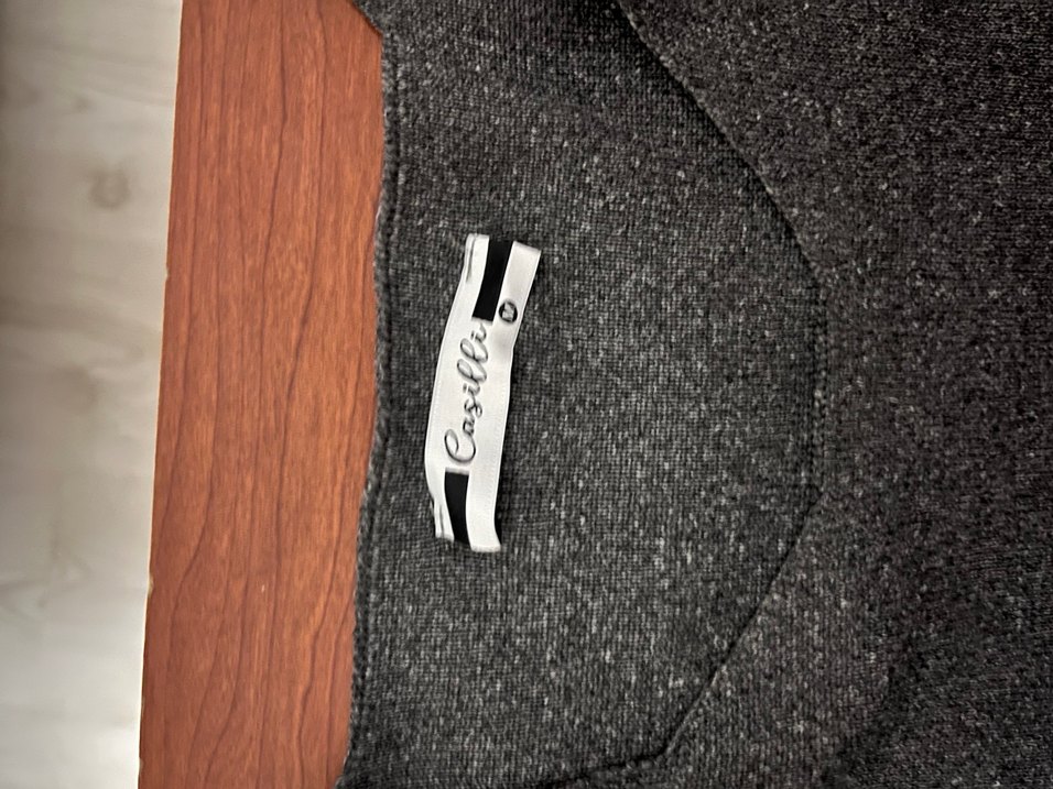 Gri v yaka süveter - Görsel 2