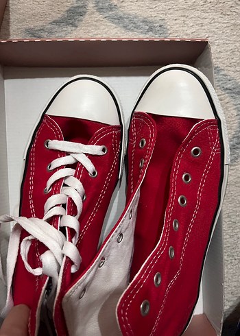 Kırmızı Kadın Günlük Spor Ayakkabı - Görsel 2