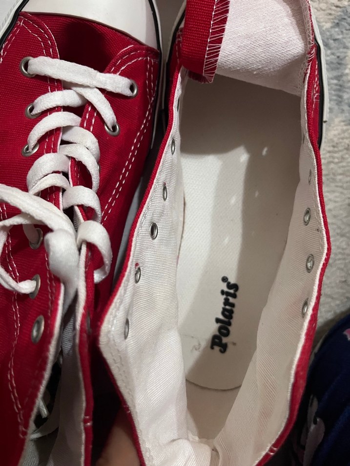 Kırmızı Kadın Günlük Spor Ayakkabı - Görsel 4