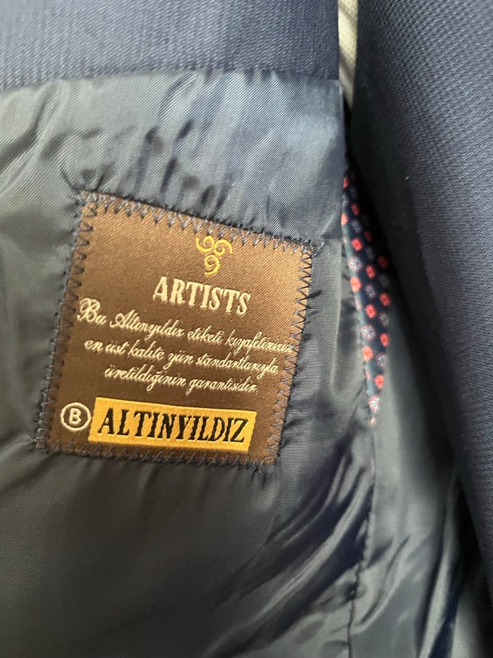 Altınyıldız Bohem Tarz lacivert takım elbise - Görsel 2