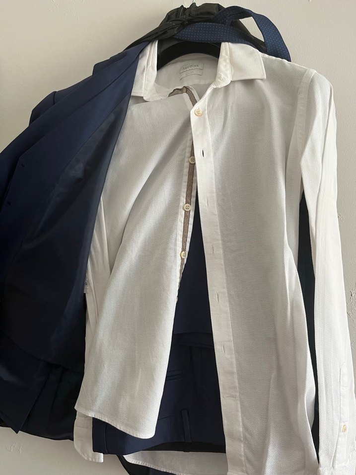 Altınyıldız Bohem Tarz lacivert takım elbise - Görsel 5