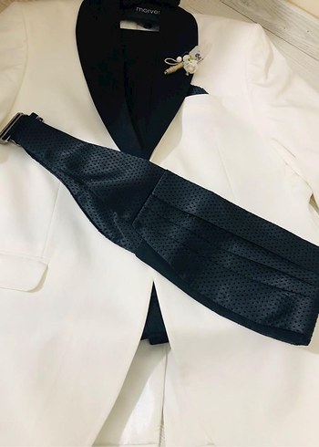 Düğün İçin Beyaz Erkek Takım Elbise - Görsel 3