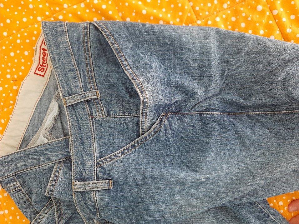 Street One Mavi Kadın Bol Kesim Jean - Görsel 2