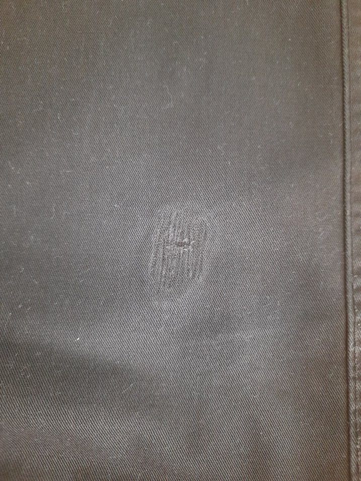 Düğmeli Siyah Kumaş Okul Pantolonu - Görsel 4