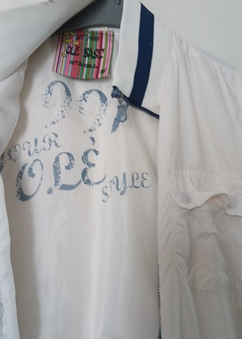 Beyaz Fermuarlı Uzun Kollu Kadın yağmurluk - Görsel 5