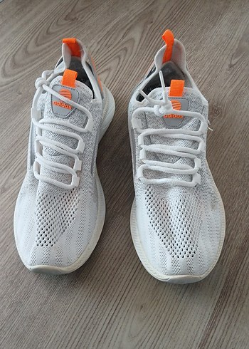Beyaz Bağcıklı erkek Spor Ayakkabısı 47 numara