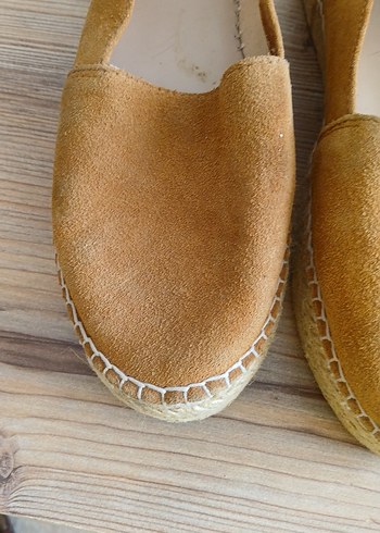 Bej Kadın Süet Dolgu Topuk Espadril - Görsel 6