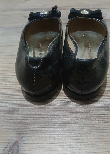 Klasik Tokalı Parlak Siyah çocuk Babet - Görsel 7