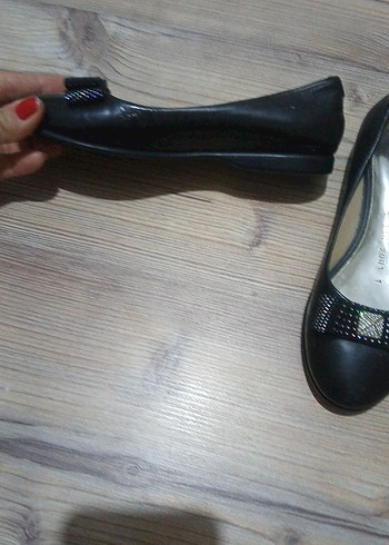 Klasik Tokalı Parlak Siyah çocuk Babet - Görsel 3