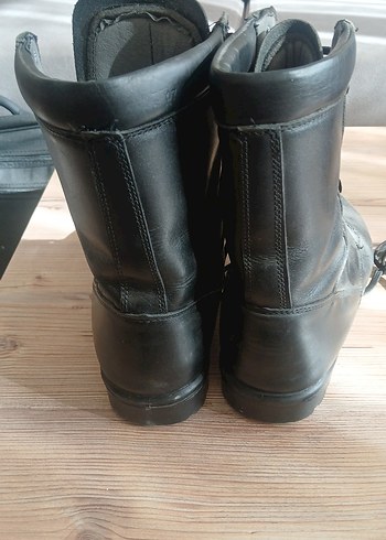 Siyah Deri Erkek Botlar Tokalı - Görsel 4