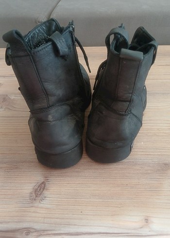 Siyah Deri Erkek Goth Botları - Görsel 4