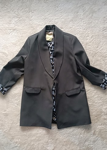 Kadın Koyu Gri Blazer Ceket