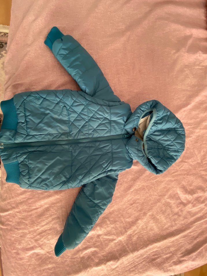 Erkek Çocuk Mavi Fermuarlı Mont - Görsel 2