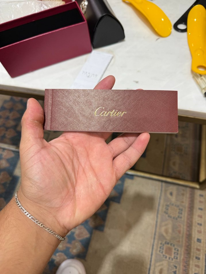 Cartirr Şeffaf Koyu Altın Renk Unisex Güneş Gözlüğü - Görsel 5