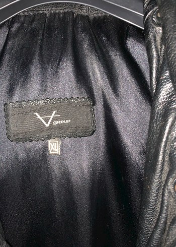 Erkek Siyah Deri Biker Ceket - Görsel 4