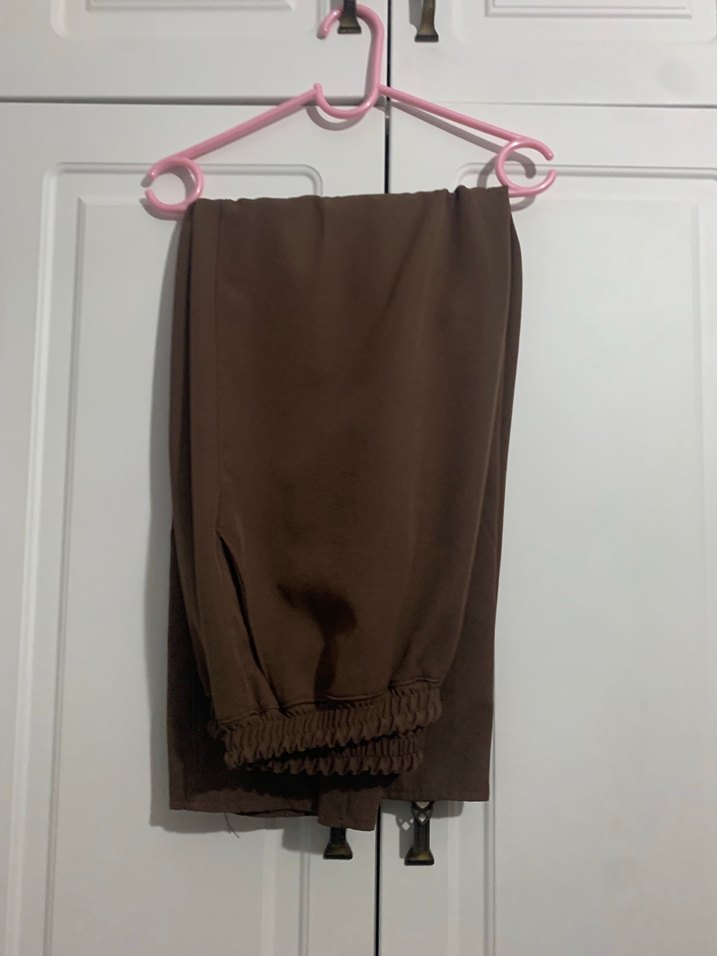 Kahverengi Midi kimono takım - Görsel 2