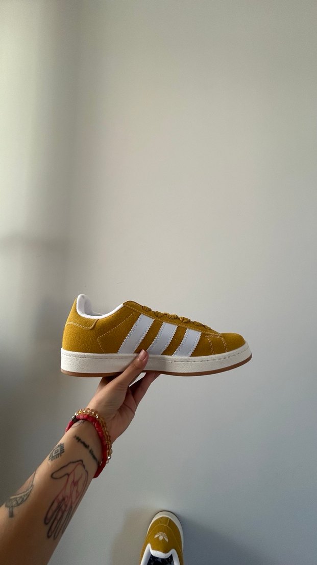 Sarı Adidas Platform Erkek Spor Ayakkabı - Görsel 4