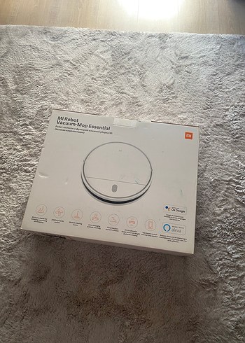 Mi Robot Vacuum-Mop Essential Beyaz Akıllı Süpürge