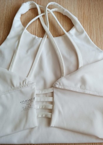Beyaz Spor Sütyeni - Görsel 2