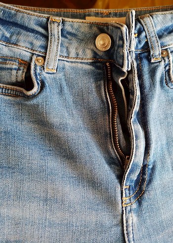 Kadın Mavi Midi Boy Regular Fit Kot Pantolon - Görsel 2