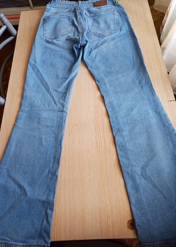 Mavi Pastel Normal Boy Kot Pantolon - Görsel 3