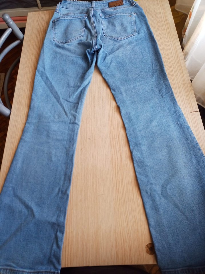 Mavi Pastel Normal Boy Kot Pantolon - Görsel 3