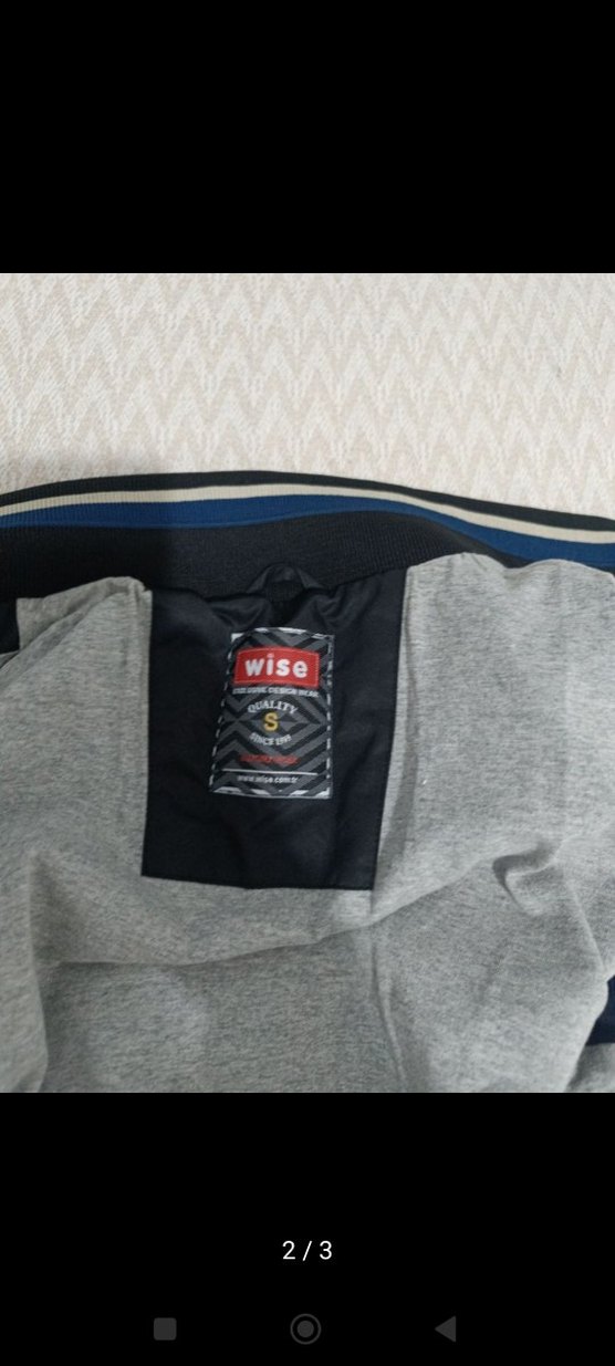 Siyah Fermuarlı erkek Spor Ceket - Görsel 2