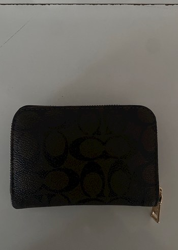 Coach kahverengi Deri Kadın Cüzdan - Görsel 2