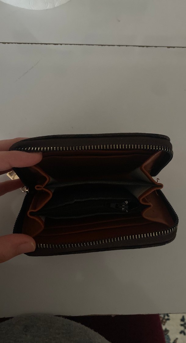 Coach kahverengi Deri Kadın Cüzdan - Görsel 3