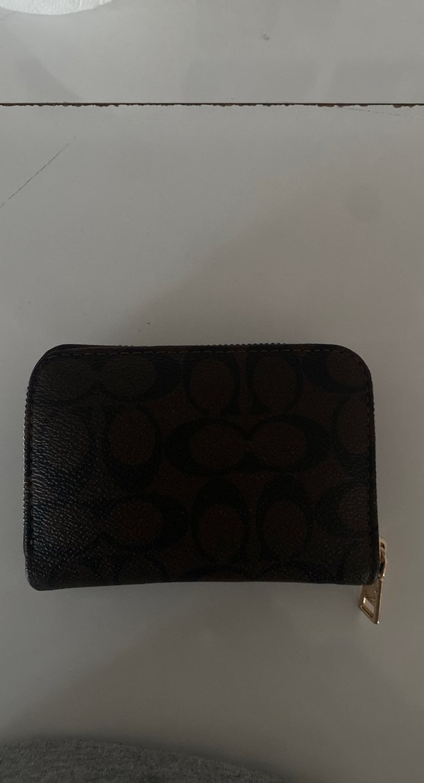 Coach kahverengi Deri Kadın Cüzdan - Görsel 2