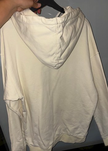 Balenciaga Beyaz bej Kapüşonlu Sweatshirt - Görsel 3