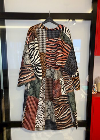 l Beden çeşitli Renk Akel Uzun Desenli Bohem Kadın Kimono hayvan animal patch