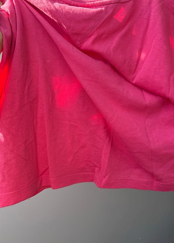 Tommy Hilfiger Pembe Baskılı Kısa Kollu Tişört - Görsel 3