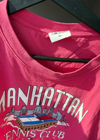 Tommy Hilfiger Pembe Baskılı Kısa Kollu Tişört - Görsel 2