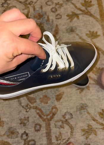 Tommy Hilfiger laciver Dolgu Topuklu Bağcıklı Spor Ayakkab - Görsel 6