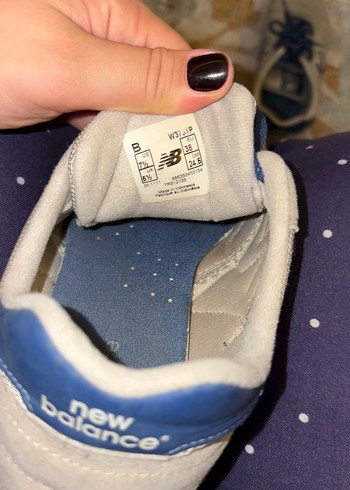 New balance Gri Kadın Spor Ayakkabı Velcro Detaylı - Görsel 4