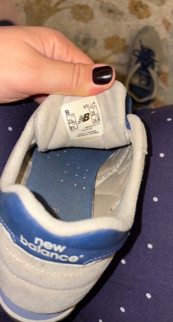 New balance Gri Kadın Spor Ayakkabı Velcro Detaylı - Görsel 4