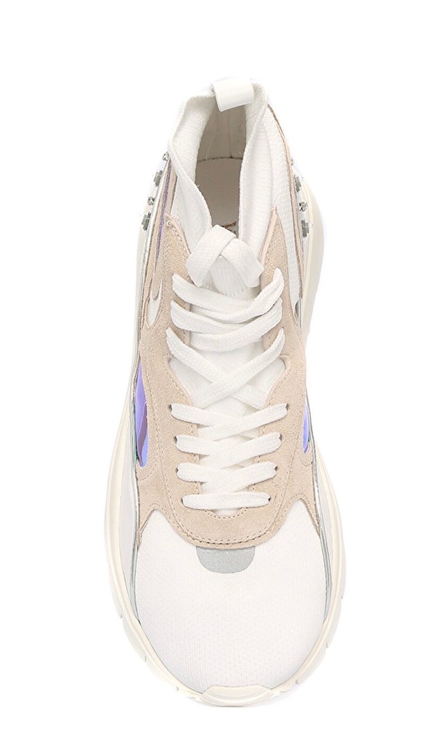Valentino garavani beymen Beyaz Bağcıklı Modern Spor Ayakkabı - Görsel 5