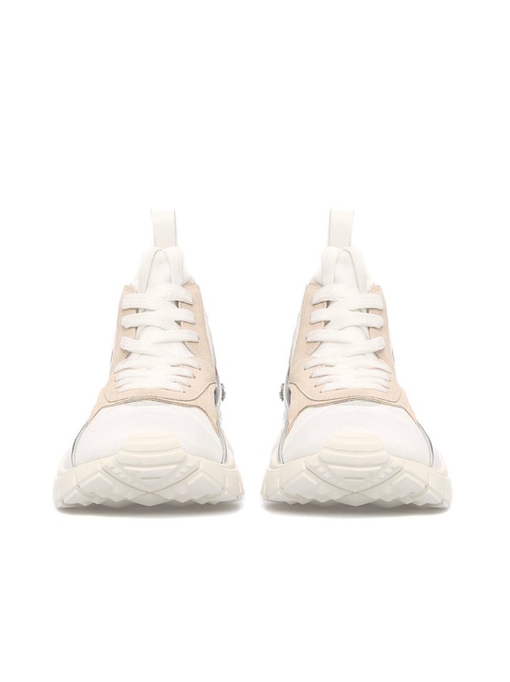 Valentino garavani beymen Beyaz Bağcıklı Modern Spor Ayakkabı - Görsel 4