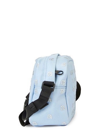 Alexander wang Mavi taşlı seyahat omuz spor Çantası - Görsel 5