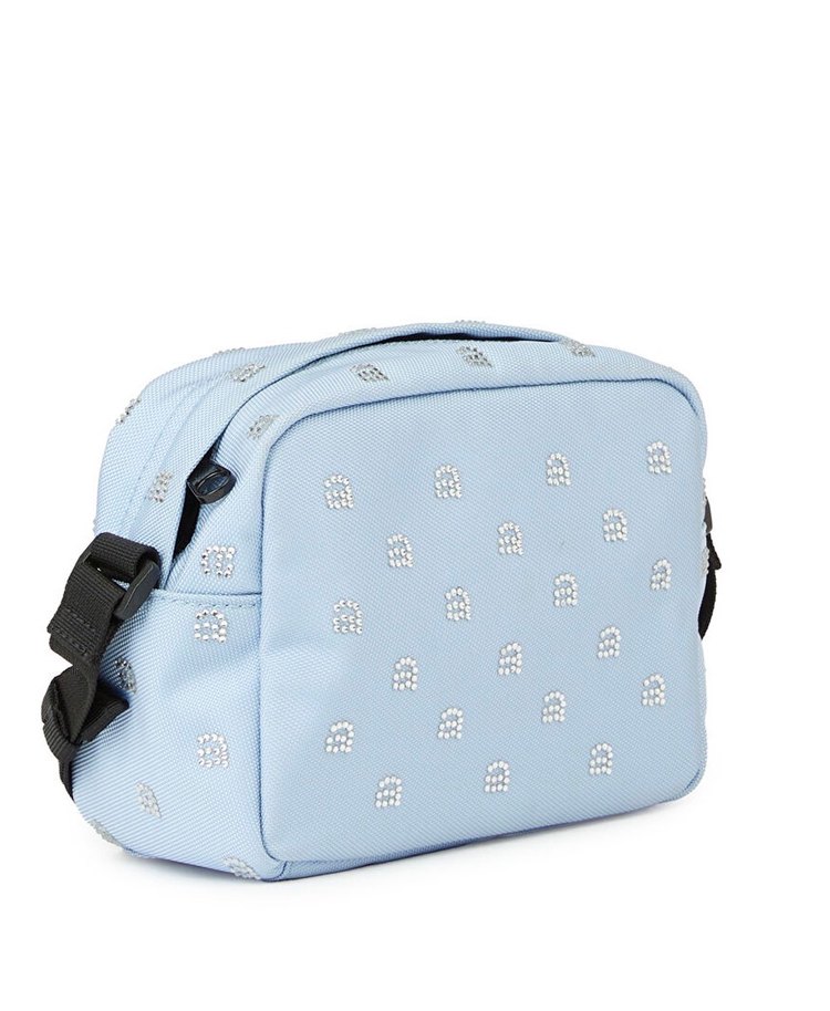 Alexander wang Mavi taşlı seyahat omuz spor Çantası - Görsel 2